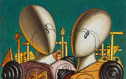 Ettore e Andromaca est une petite toile peinte par Giorgio De Chirico en 1961.