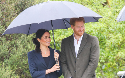 Sur son compte Instagram, la duchesse de Sussex a publié une image de son mari empreinte d'un bonheur pastoral, en Californie. Ici, le couple à Auckland, en Nouvelle-Zélande, lors de leur visite officielle, le 30 octobre 2018.
