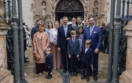 Toute la famille grand-ducale s’est réunie au complet autour du grand-duc Henri de Luxembourg pour la principale fête religieuse du pays. 