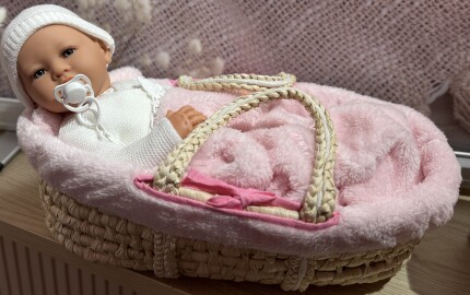 Rose dans son couffin 