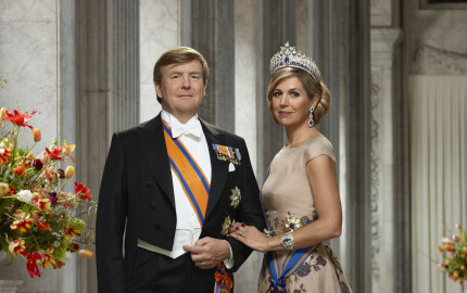 Le roi Willem-Alexander et la reine Maxima des Pays-Bas.