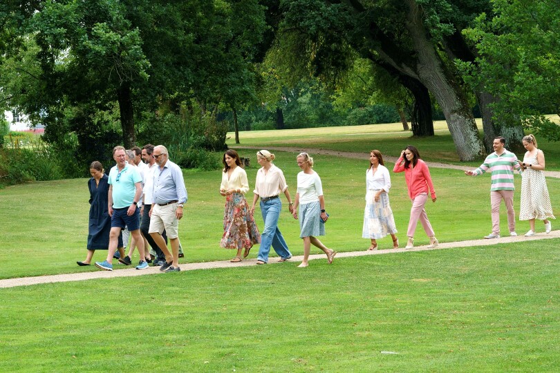Les branches danoises, allemandes et grecques de la famille royale se sont retrouvées au château de Graasten, en juillet 2022.