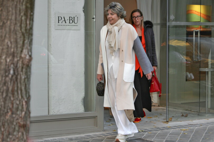 Simoneta Gomez-Acebo, cousine germaine de Felipe VI, lors des 60 ans de l'infante Elena, le 20 décembre 2023.